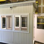 Insulated Tempered Windows-Door with large vision & heavy duty closer All window and door trim to be non-corrosive solid vinyl Insulated Tempered Windows-Door with large vision & heavy duty closer All window and door trim to be non-corrosive solid vinyl