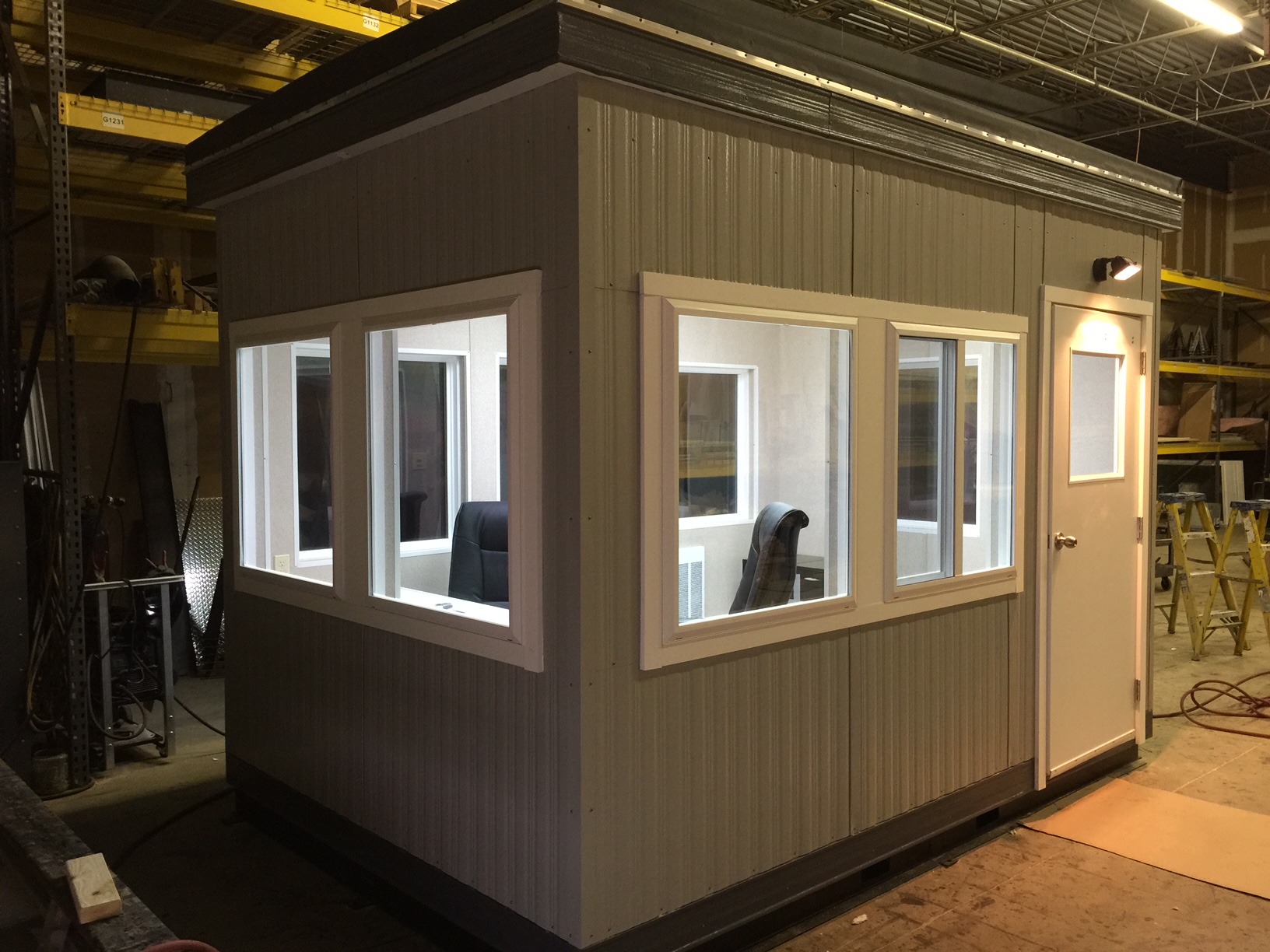 8x12 Guard Booth812GHB Prefabricated Guard Booth For Sale